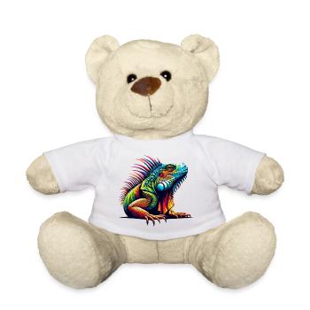Iguana - Teddy Bear - white - Front