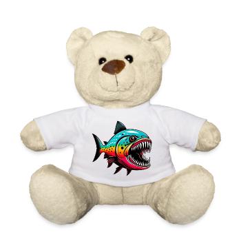 Piranha - Teddy Bear - white - Front