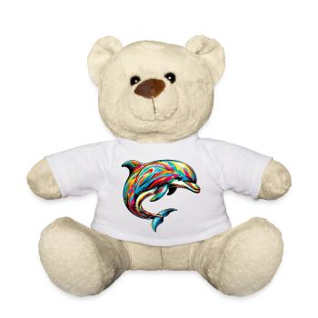 Delfin - Teddy - Weiß - Vorne