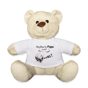Ultimative Checkliste für Väter - Teddy - Weiß - Vorne