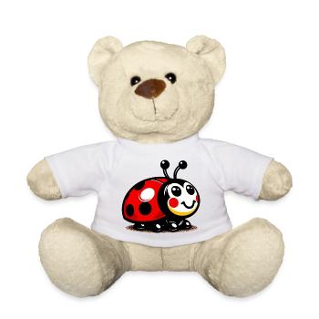 Ladybird - Teddy Bear - white - Front