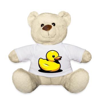 Duckling Duck Duck Duck - Teddy Bear - white - Front