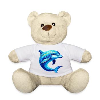 Delfin - Teddy - Weiß - Vorne