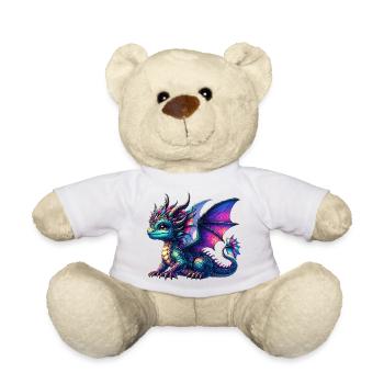Drache - Teddy - Weiß - Vorne