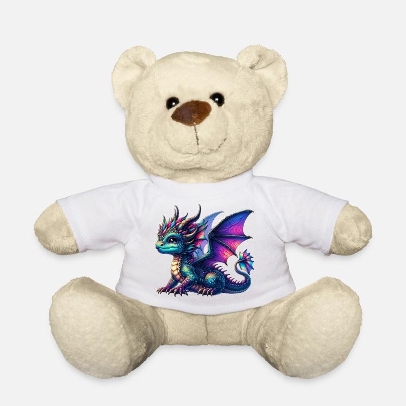 Dragon - Nounours - blanc