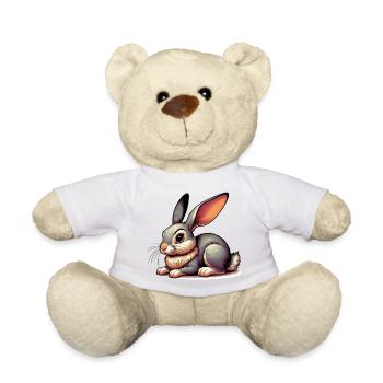 Rabbit - Teddy Bear - white - Front