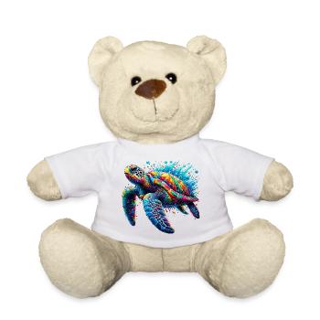 Turtle - Teddy Bear - white - Front