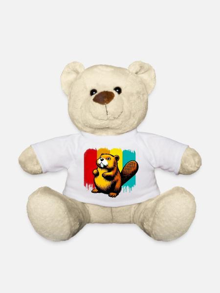 Castor - Nounours - blanc
