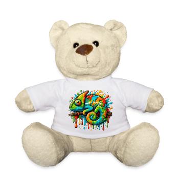 Chameleon - Teddy Bear - white - Front