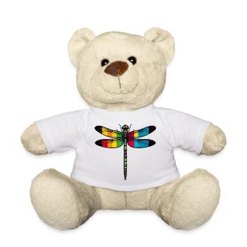 Libellule - Nounours - blanc - Devant