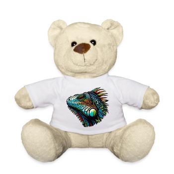 Iguana - Teddy Bear - white - Front
