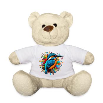 Kingfisher - Teddy Bear - white - Front