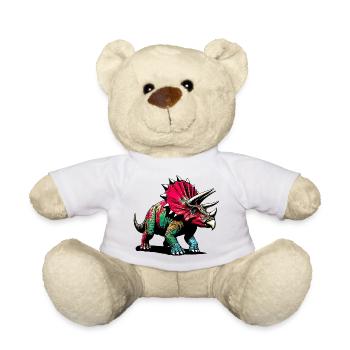 Dinosaure - Nounours - blanc - Devant