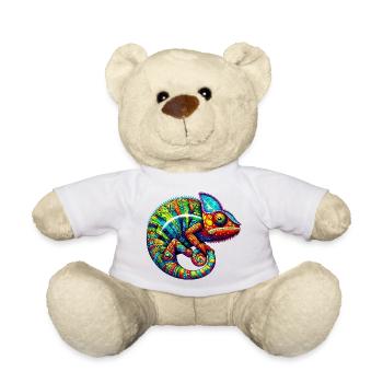 Chameleon - Teddy Bear - white - Front