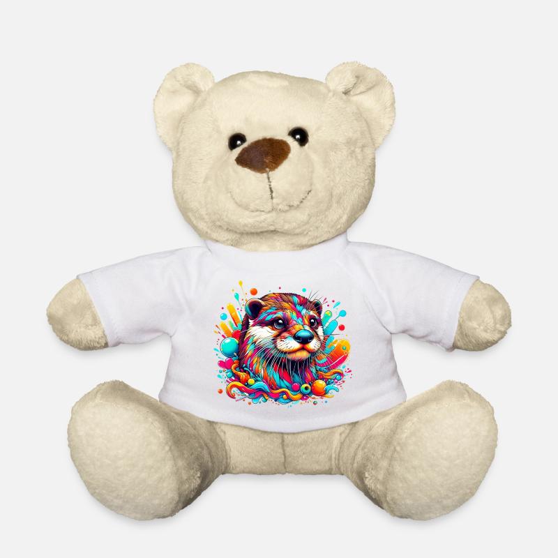 Loutre - Nounours - blanc