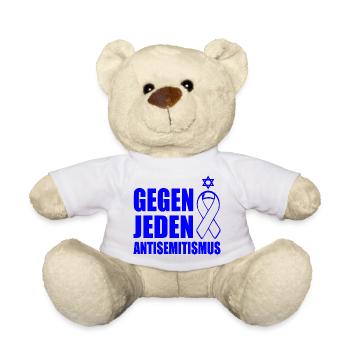 gegen jeden antisemitismus - Teddy - Weiß - Vorne