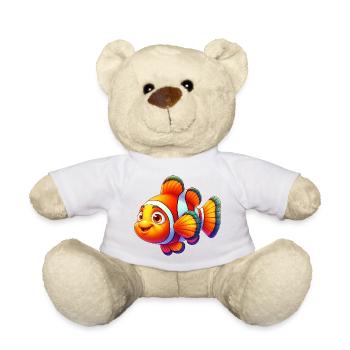 Poisson-clown - Nounours - blanc - Devant