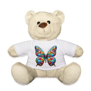 Schmetterling - Teddy - Weiß - Vorne