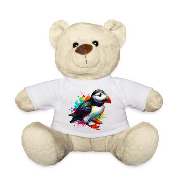Puffin - Teddy Bear - white - Front