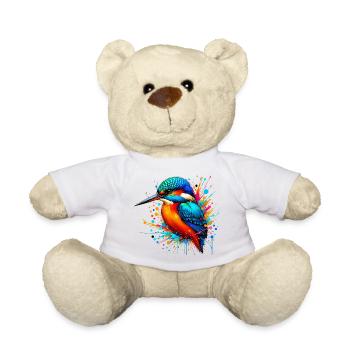 Martin-pêcheur - Nounours - blanc - Devant