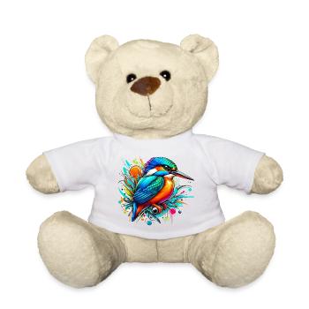 Kingfisher - Teddy Bear - white - Front