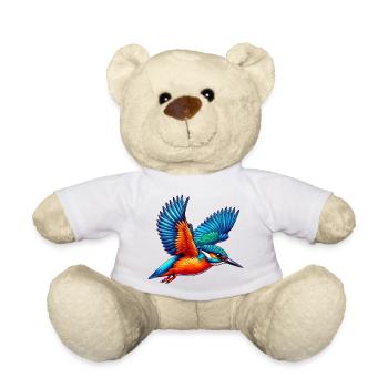 Martin-pêcheur - Nounours - blanc - Devant