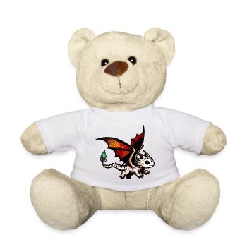 Drache - Teddy - Weiß - Vorne