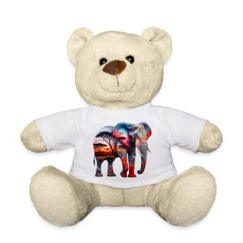 Elefant - Teddy - Weiß - Vorne
