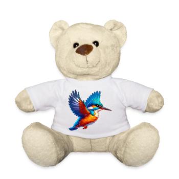 Kingfisher - Teddy Bear - white - Front