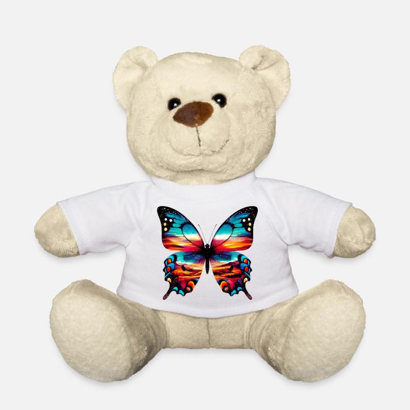 Papillon - Nounours - blanc