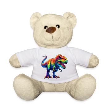 Dinosaur - Teddy Bear - white - Front