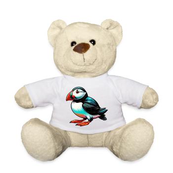 Puffin - Teddy Bear - white - Front