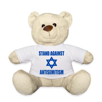 stand against antisemitism - Teddy Bear - white - Front