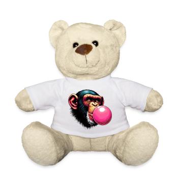 Affe - Teddy - Weiß - Vorne