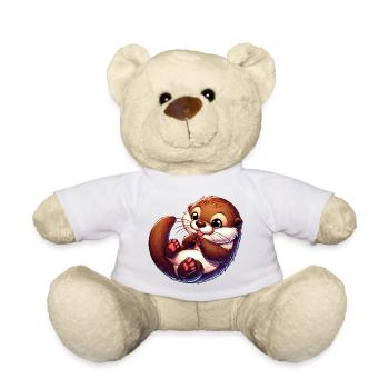 Otter - Teddy Bear - white - Front