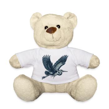 Heron - Teddy Bear - white - Front