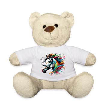 Horse - Teddy Bear - white - Front
