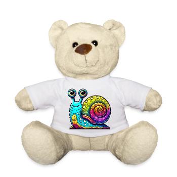 Schnecke - Teddy - Weiß - Vorne