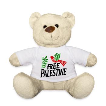 Free palestine - Teddy - Weiß - Vorne