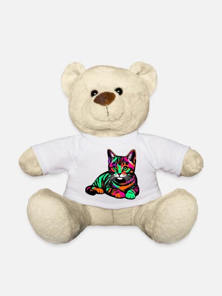 Katze - Teddy - Weiß