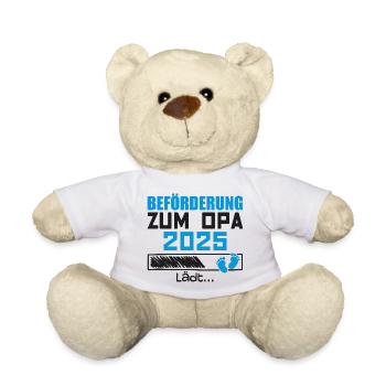 Beförderung zum Opa 2025 - Teddy - Weiß - Vorne
