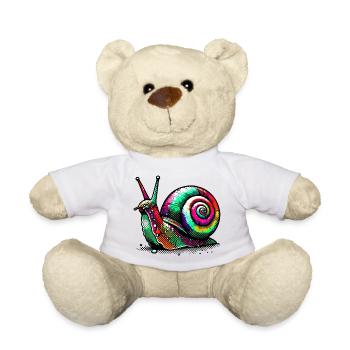 Escargot - Nounours - blanc - Devant