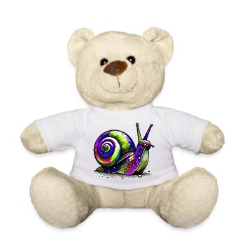 Schnecke - Teddy - Weiß - Vorne