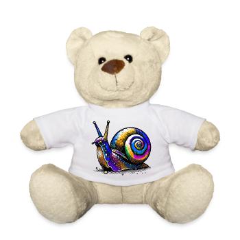 Escargot - Nounours - blanc - Devant