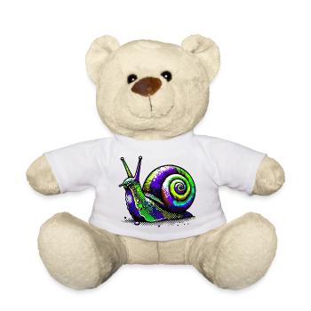 Escargot - Nounours - blanc - Devant