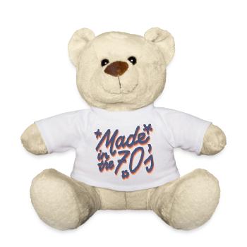 Fabriqué dans les années 70 – Style Retro Groove - Nounours - blanc - Devant