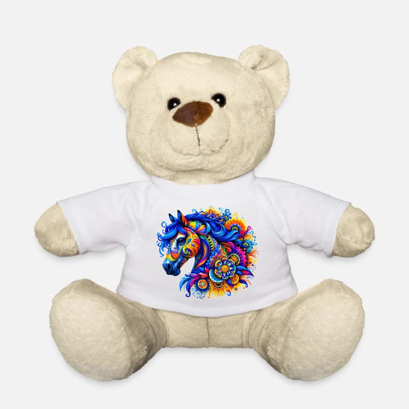 Pferd - Teddy - Weiß