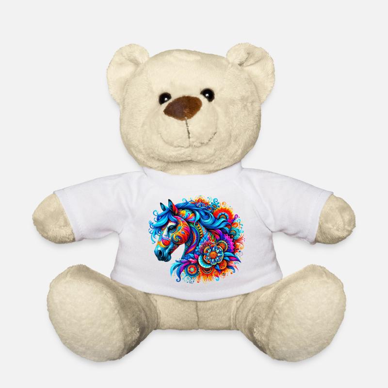 Pferd - Teddy - Weiß