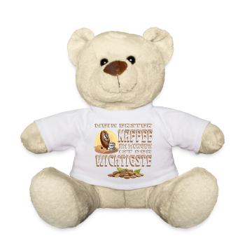 Mon premier café du matin 1 - Nounours - blanc - Devant