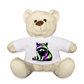 Waschbär - Teddy - Weiß - Vorne